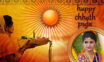 Chhath Puja Photo Frames