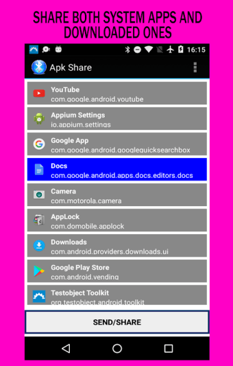 Apk Share / Bluetooth App Sender
