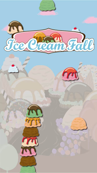 Ice Cream Fall - Sky Fall Free Game