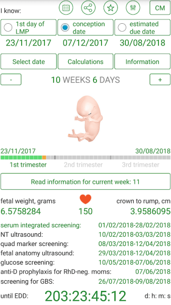 Pregnancy Due Date Calculator and Calendar