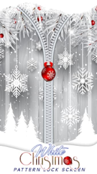 White Christmas Pattern Lock S