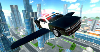 Flying Police Car Driving