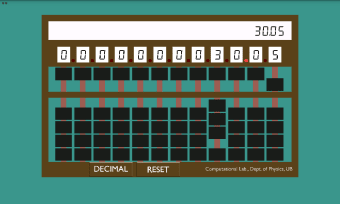 Digital Abacus Calculator