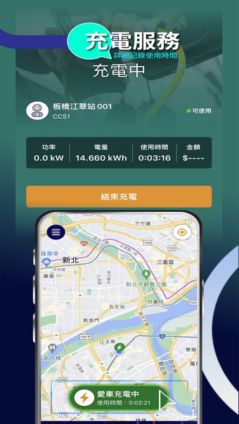 evbar 加電優