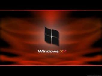 Windows XP Black & Red Wallpaper