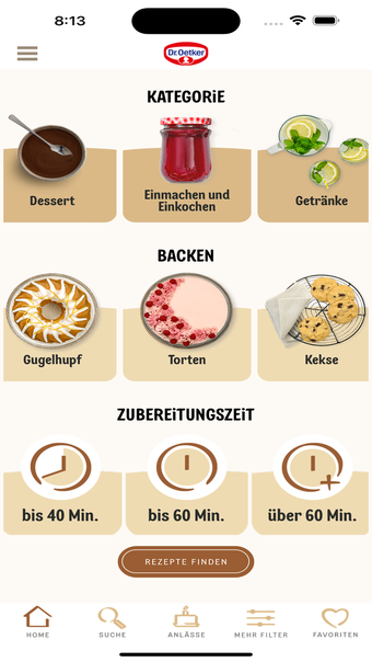 Rezeptideen von Dr. Oetker