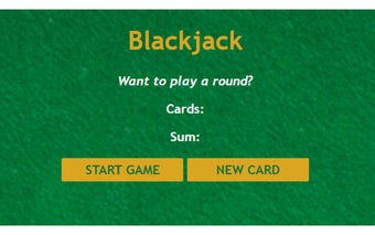 Black Jack Game