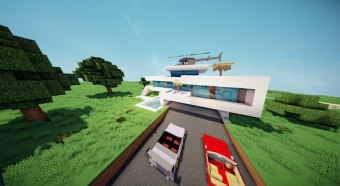 Modern House Map for MCPE