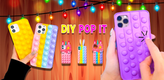 Pop it Phone Case Diy 3D Game