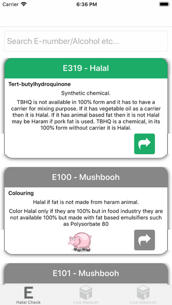 Halal Check E-Numbers