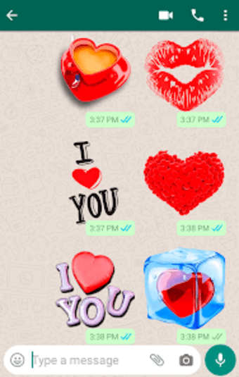 Romantic Stickers for WhatsApp