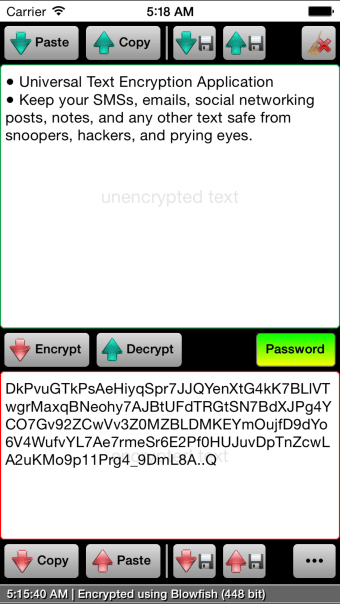 Paranoia Text Encryption Lite