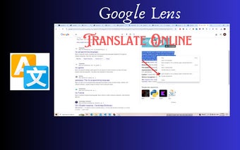 Google Lens Translate Online