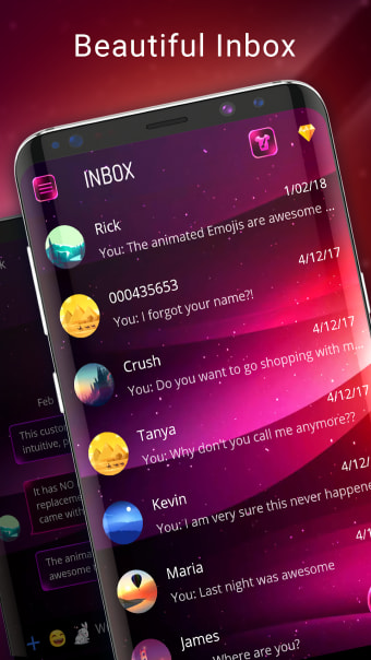 Color SMS to customise chat