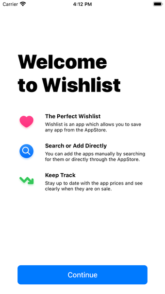 Apps Wishlist