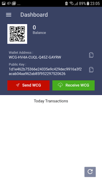 WCG Wallet