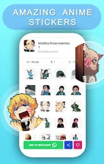 Anime Stickers For WhatsApp