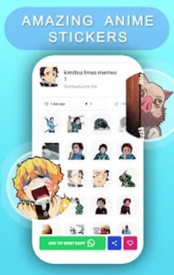 Anime Stickers For WhatsApp