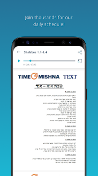 Time4Mishna - Your Daily Mishna study guide