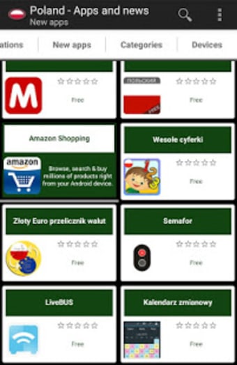 Polish apps and games