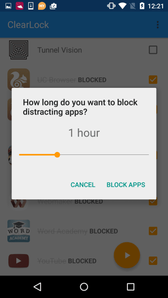 ClearLock: Block Distractions!
