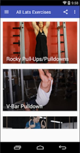 all lats exercices