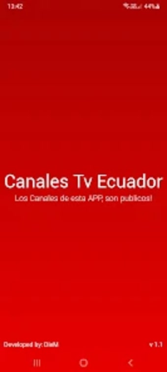 Canales Tv. Ecuador