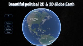 2D  3D Earth Globe PRO