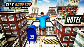 City Parkour Sprint Runner Simulator: Rooftop Game