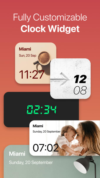 Clock Widget: Custom Clock App