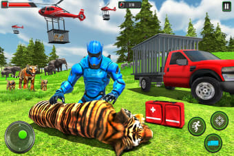 Police Robot Animal Rescue 3D