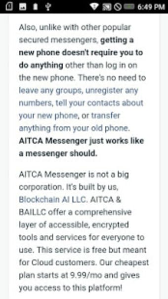 AITCA Messenger