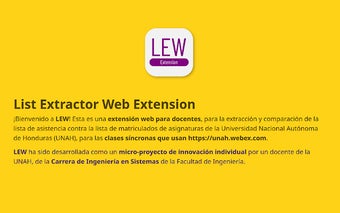 LEW Extension: Comparador de Asistencia