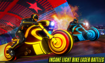 Light Bike Stunt Racing Game