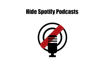 Hide Spotify Podcasts