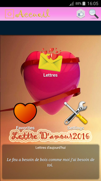 Lettre Damour - SMS Romantiqu