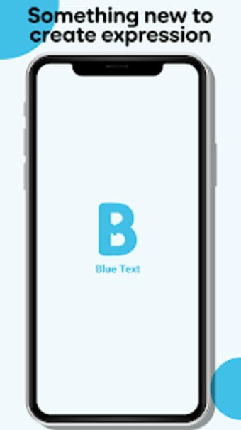 Blue Text - Symbols Text