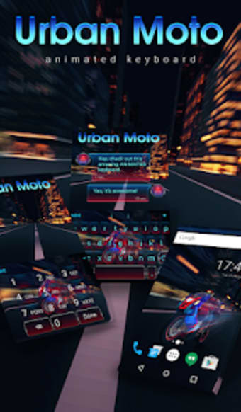 Urban Moto Animated Keyboard