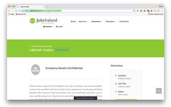 Jobs Ireland Bookmarker