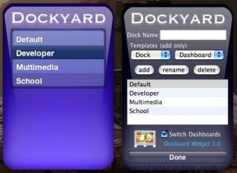Dockyard Widget