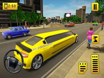 Limousine Taxi Car Driving Sim