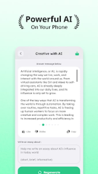 AI Writer: Chatbot Assistant