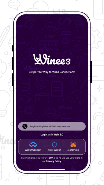 Winee3: Social Crypto  Earn