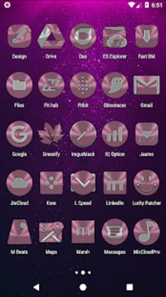 S9 Lilac Purple Icon Pack Free