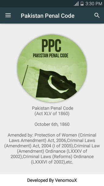 PPC Pakistan Penal Code 1860