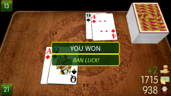 Ban Luck 3D Chinese blackjack