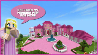 Map Pink Princess House for MCPE