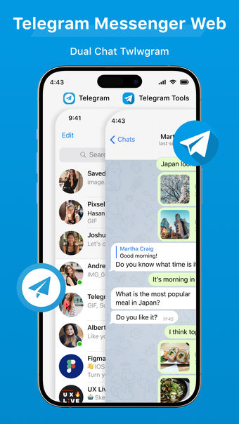 Telegram Messenger Web for Duo
