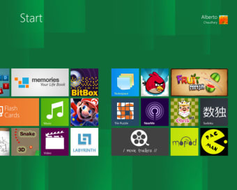 Windows 8 Start Panel