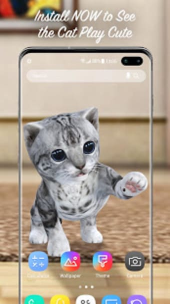 3D Cute Kitty Cat Live Wallpaper  Launcher